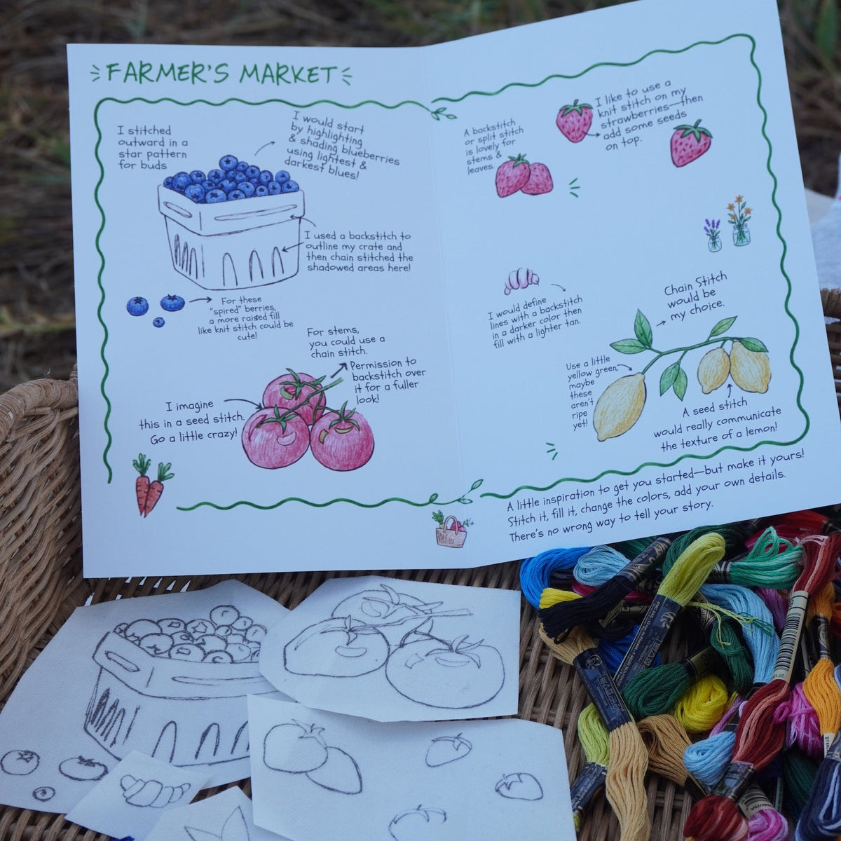 Farmer's Market Stencil Pack