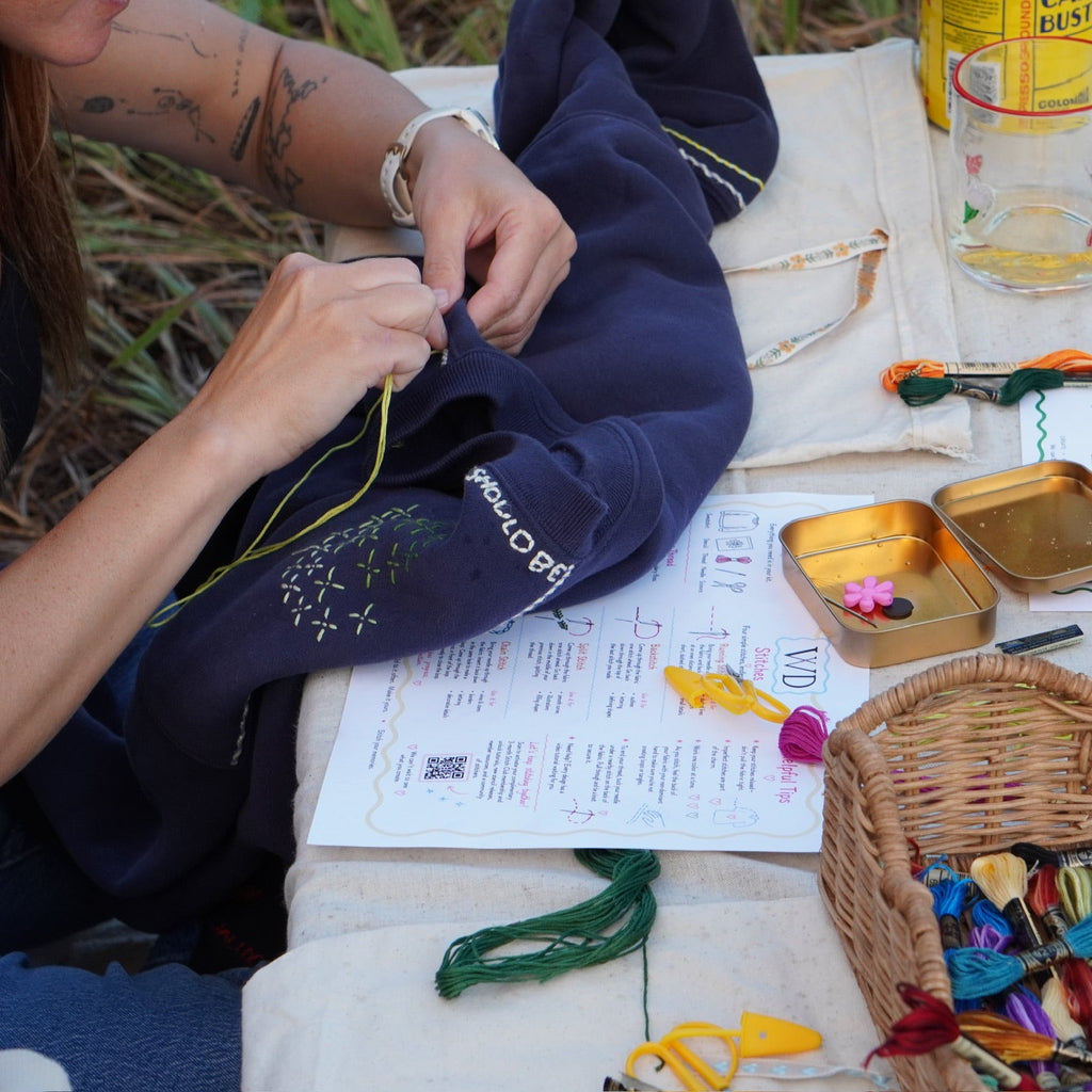 Wearable Journal Embroidery Kit