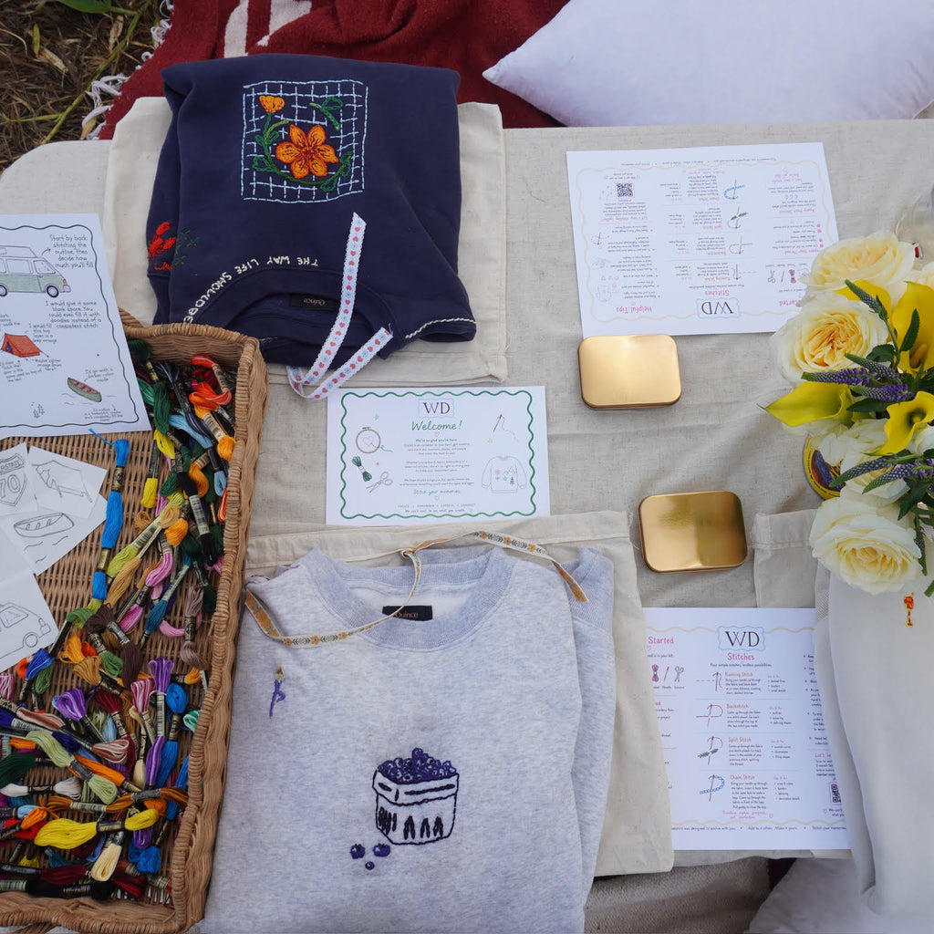 Wearable Journal Embroidery Kit